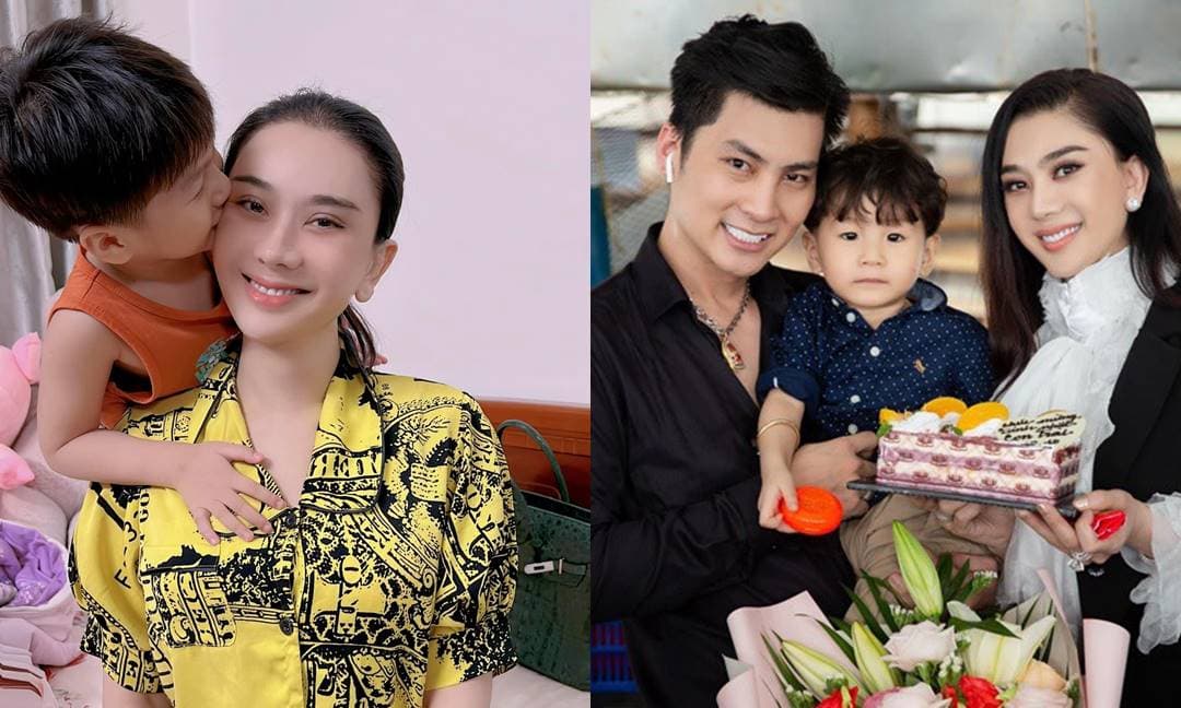 Vừa chia sẻ bị bệnh nằm trên giường, Lâm Khánh Chi đăng ảnh vui vẻ bên con trai và tự động viên bản thân sau ly hôn chồng kém tuổi