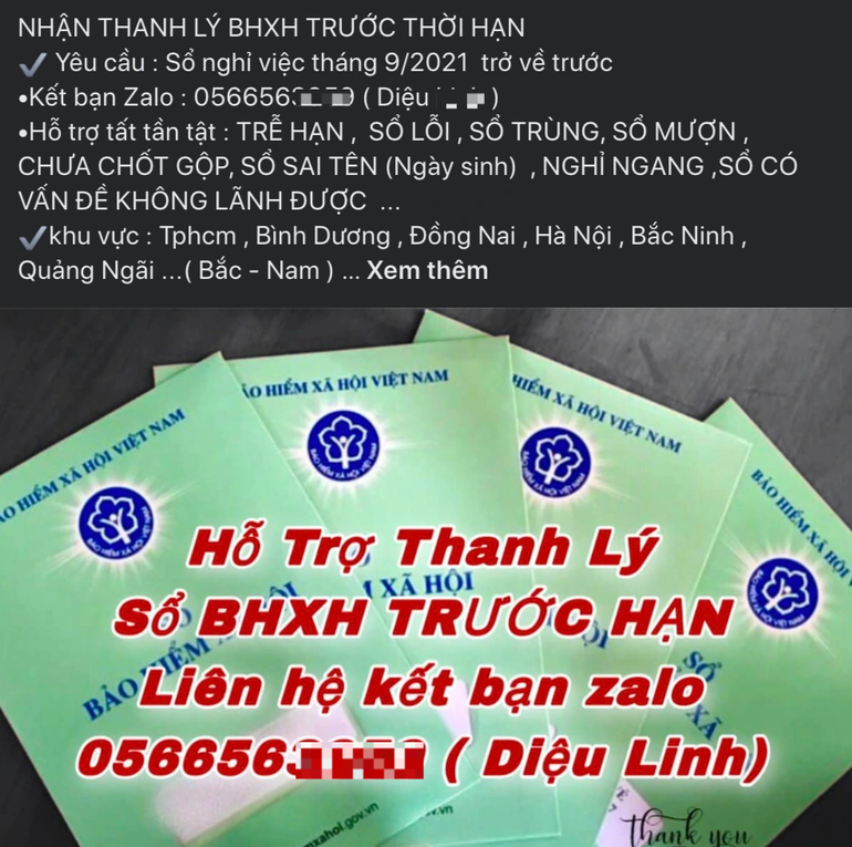 Nghiêm cấm mua, bán sổ bảo hiểm giúp người lao động bớt thiệt thòi